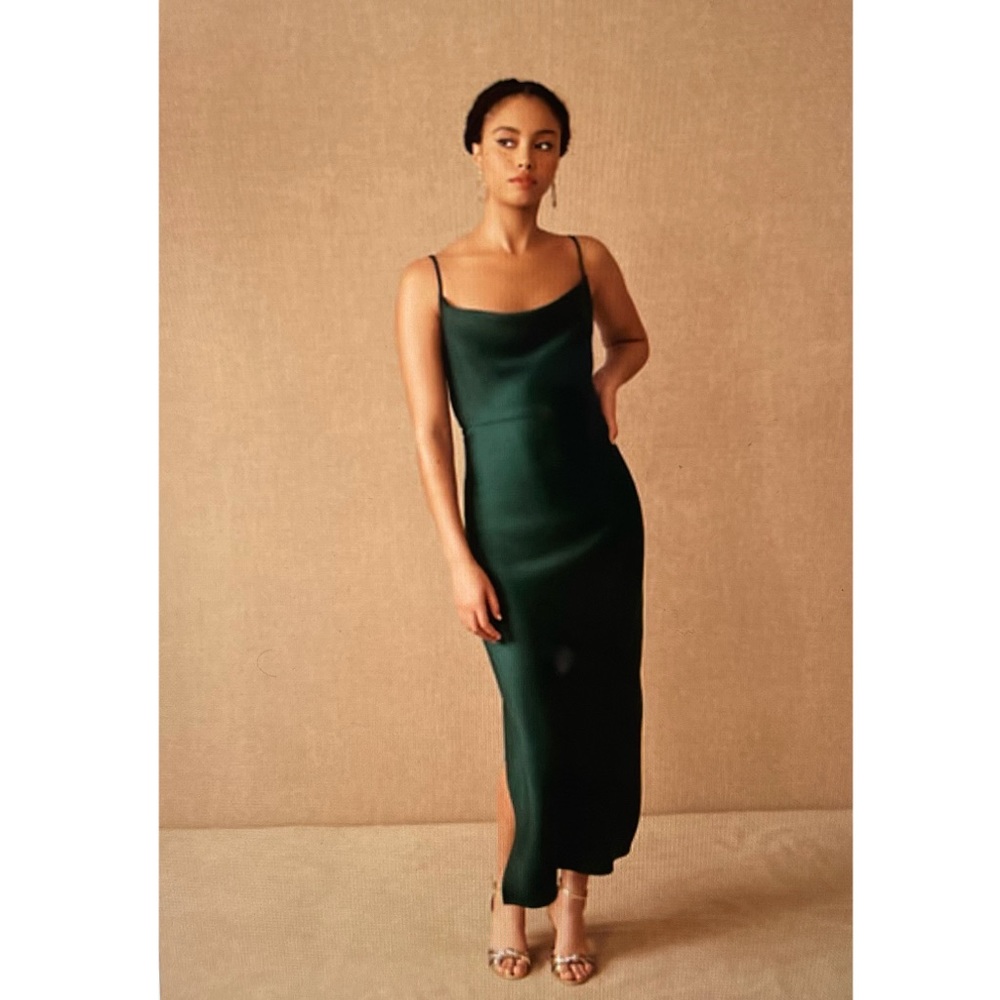 Satin Midi Dress